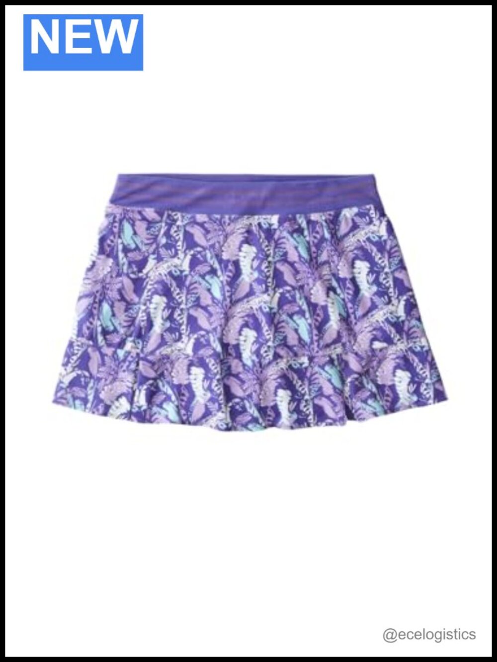 Women's Athletic Skort with Inner Compression Shorts, Quick-Dry Pull-On